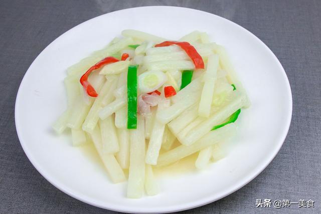 厨师长揭秘,清炒山药的简单做法,保持山药清脆不变色